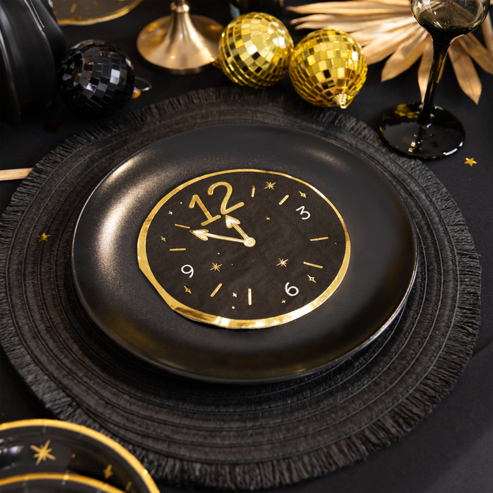 Serwetki Happy New Year Zegar 10szt.
