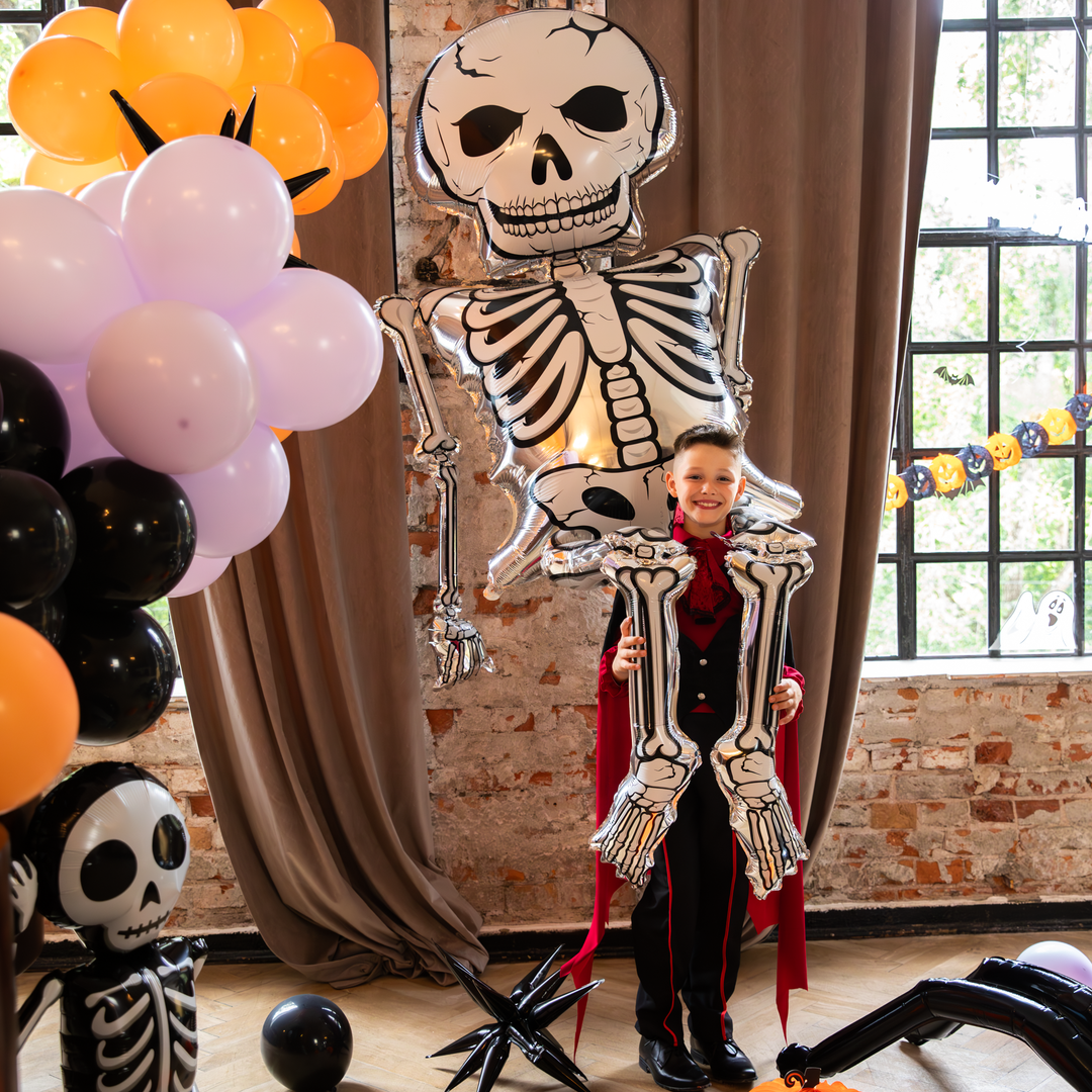 Balon foliowy wiszący Szkielet Gigant Halloween 113x320cm
