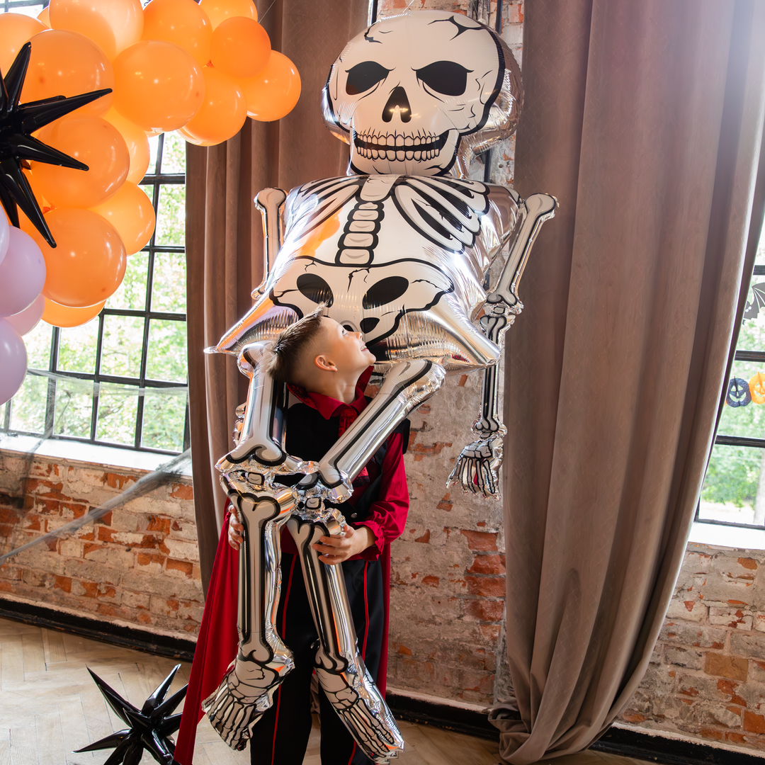 Balon foliowy wiszący Szkielet Gigant Halloween 113x320cm
