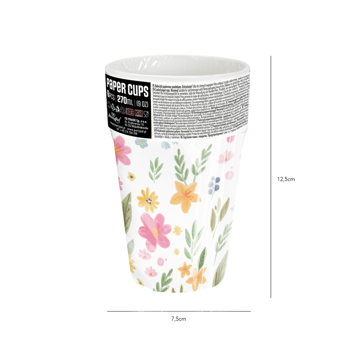 Kubek Polne Kwiaty 270ml 6szt.
