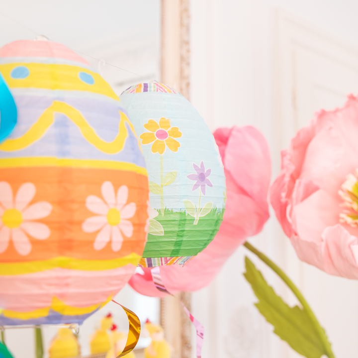 Lampion papierowy Wielkanocne Jajko Pisanka 25 cm 1 szt.