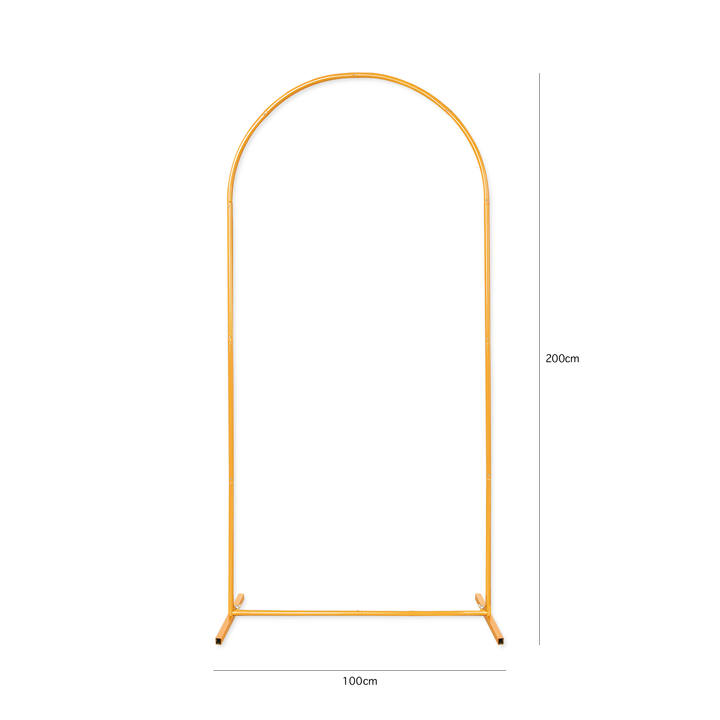 Stojak stelaż do balonów złoty łuk zestaw 100x200cm