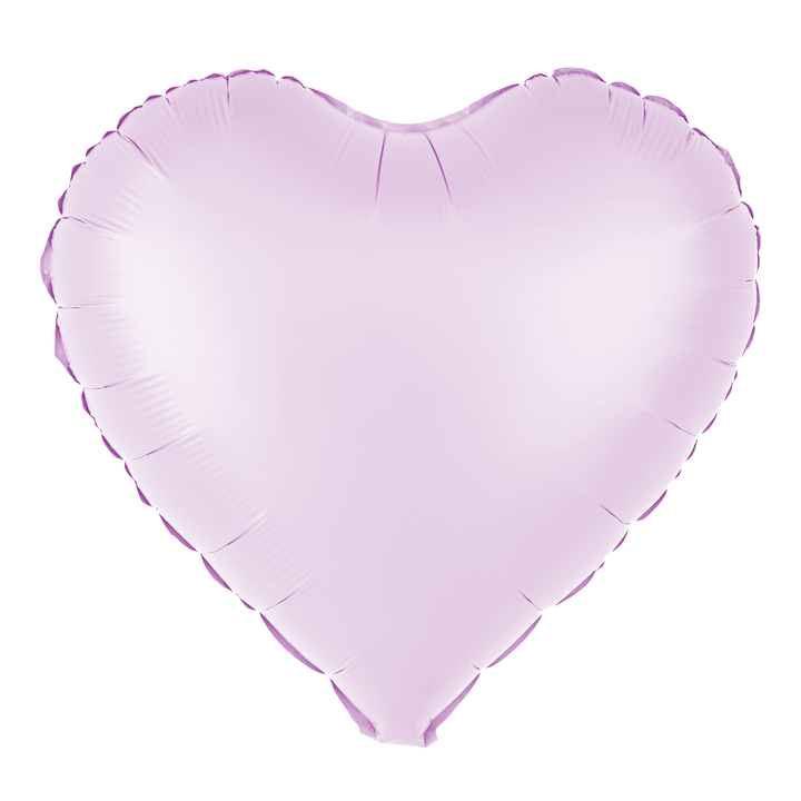 Balon foliowy Serce matowy liliowy 18cali