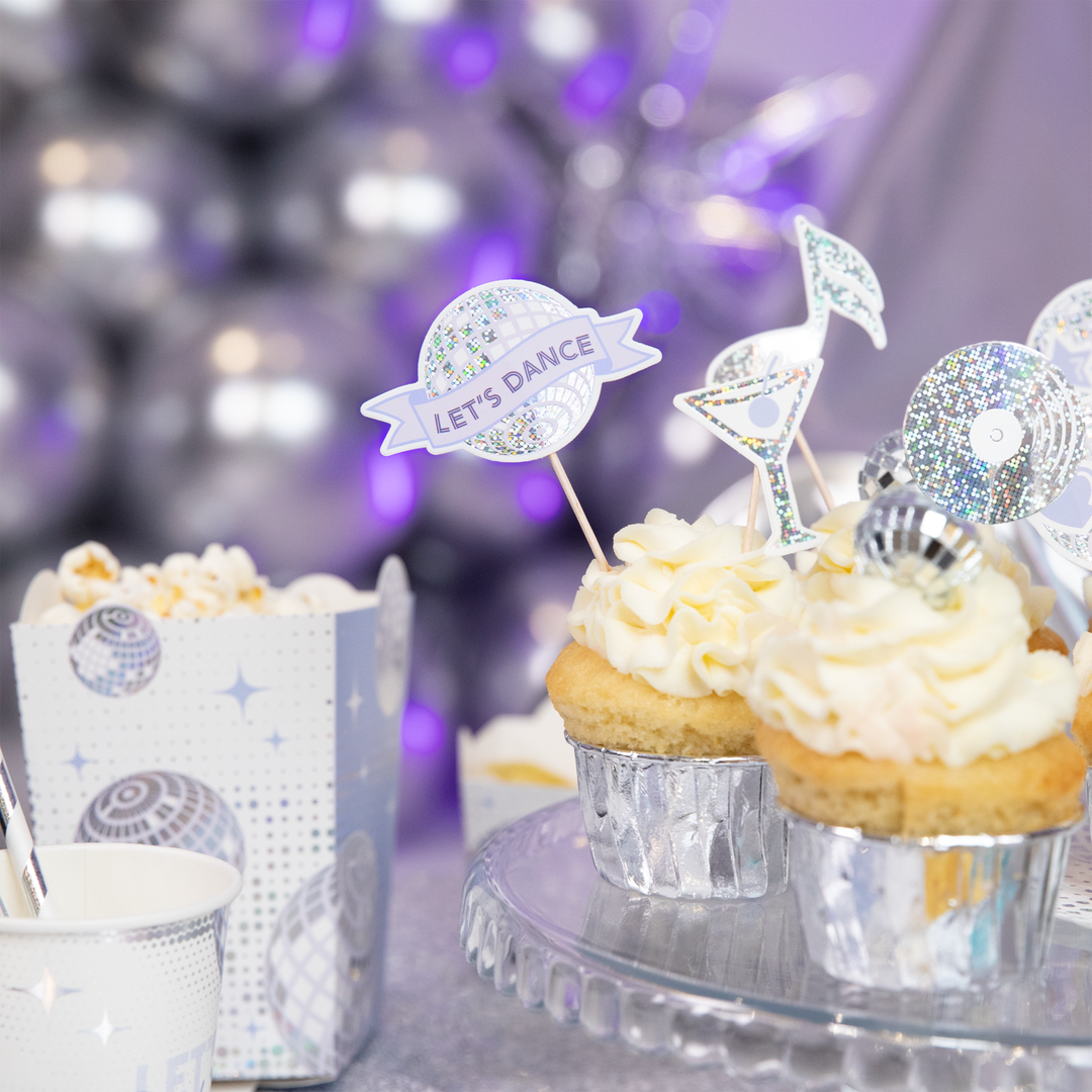 Toppery Silver Disco 8szt. zestaw