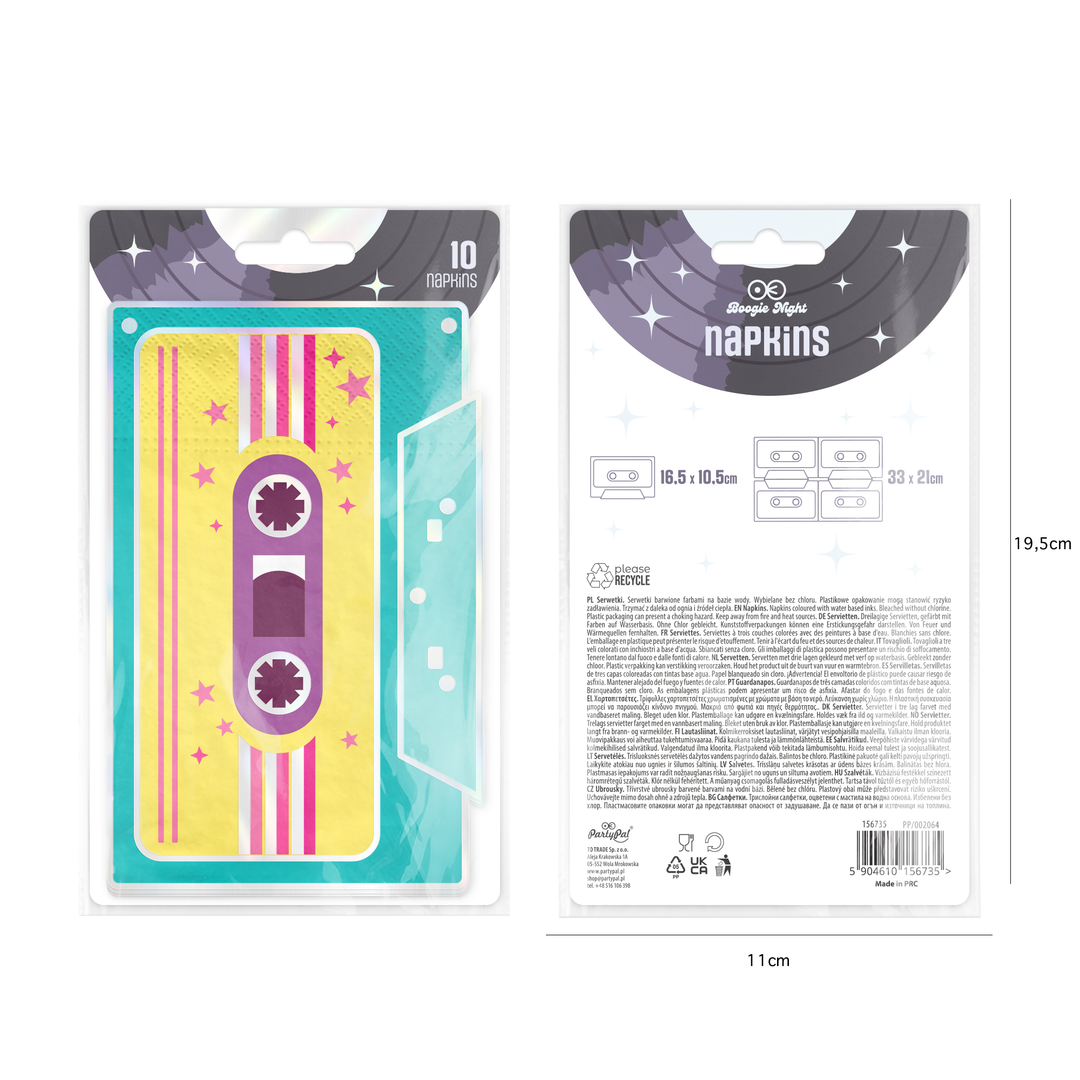 Serwetki Retro Disco 10szt.