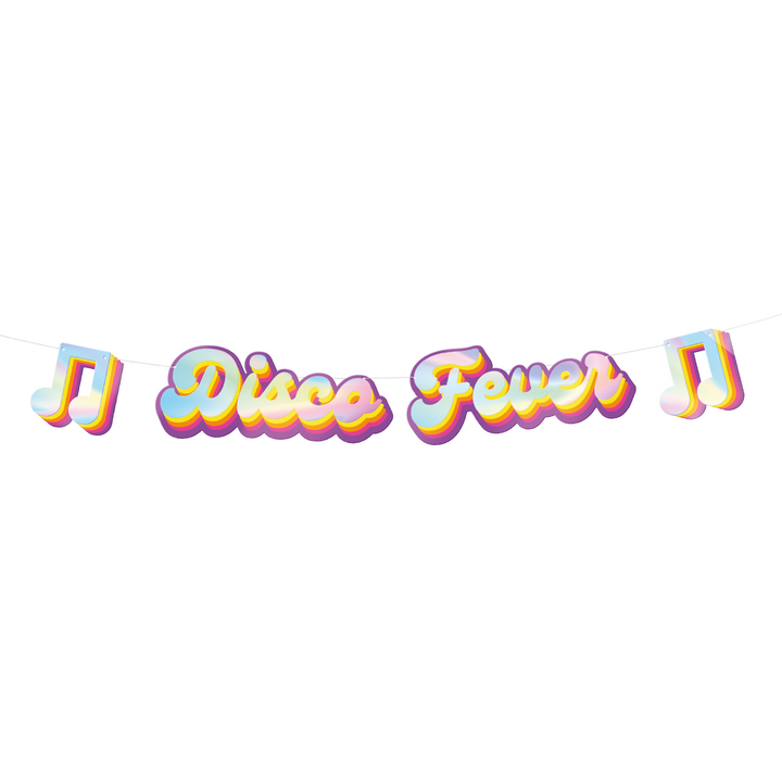 Baner Retro Disco 100x17cm