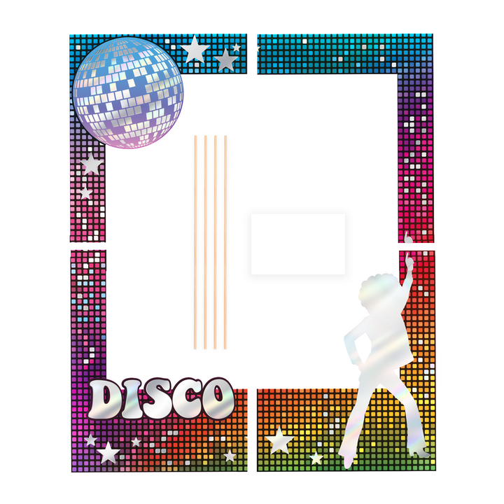 Ramka do zdjęć Retro Disco DIY