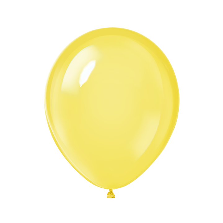 Balony krystaliczne żółte 12 cali 100 szt.
