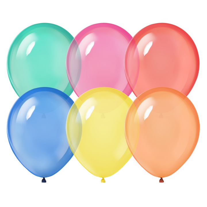 Balony krystaliczne 12 cali 100 szt. mix