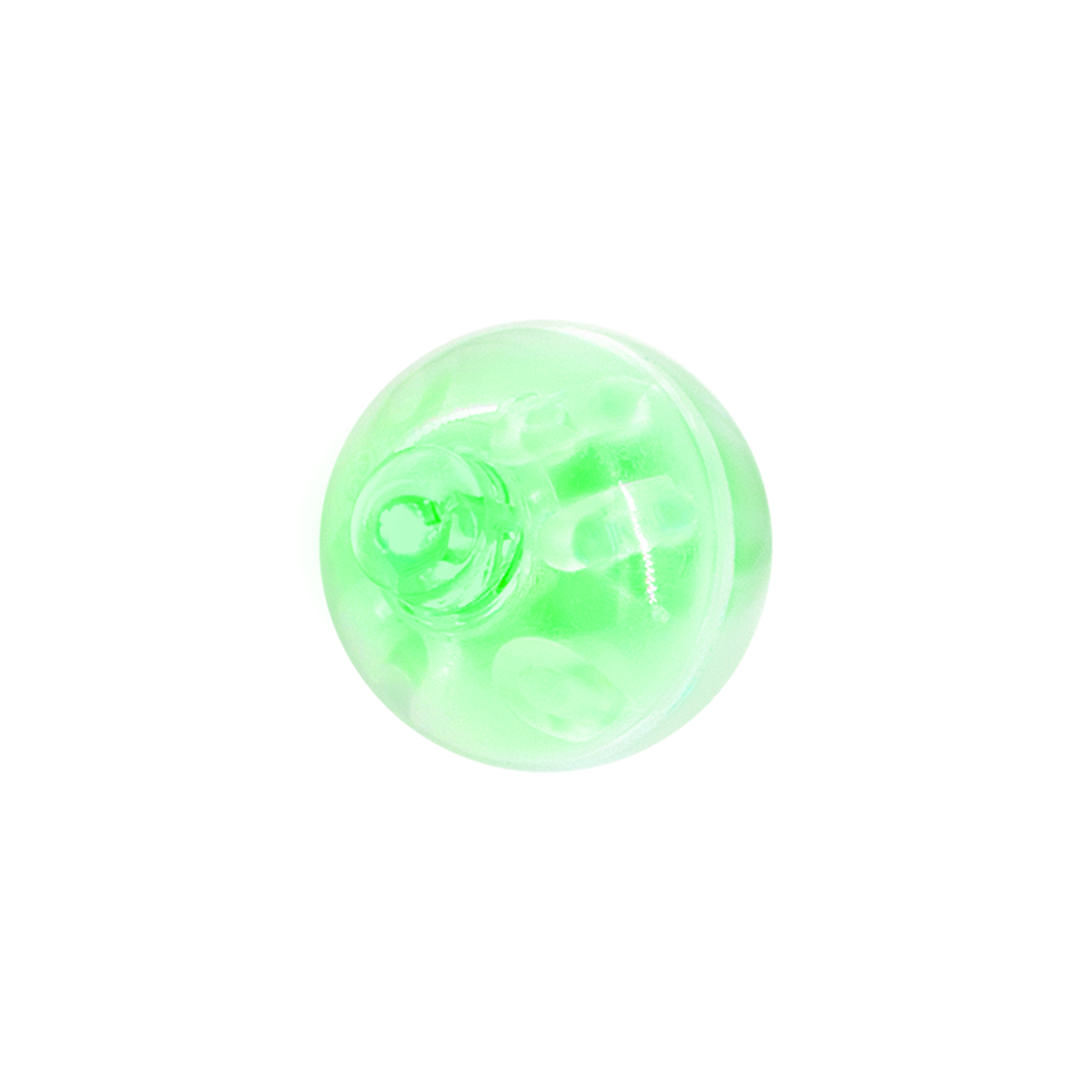 Diody LED do balonów zielone 10 szt.