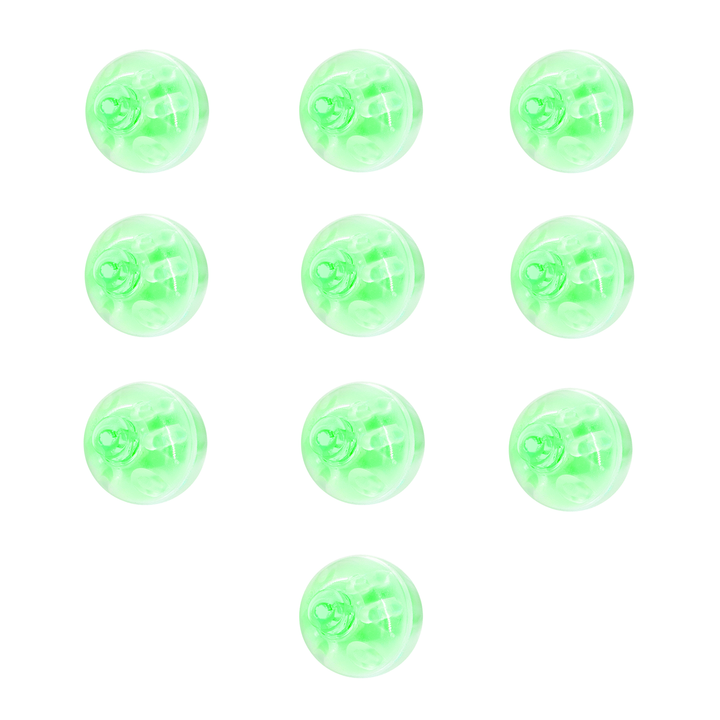 Diody LED do balonów zielone 10 szt.