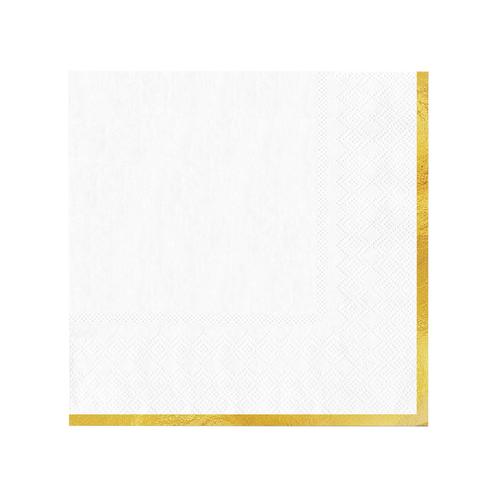 Serwetki białe Classic Gold 10szt.
