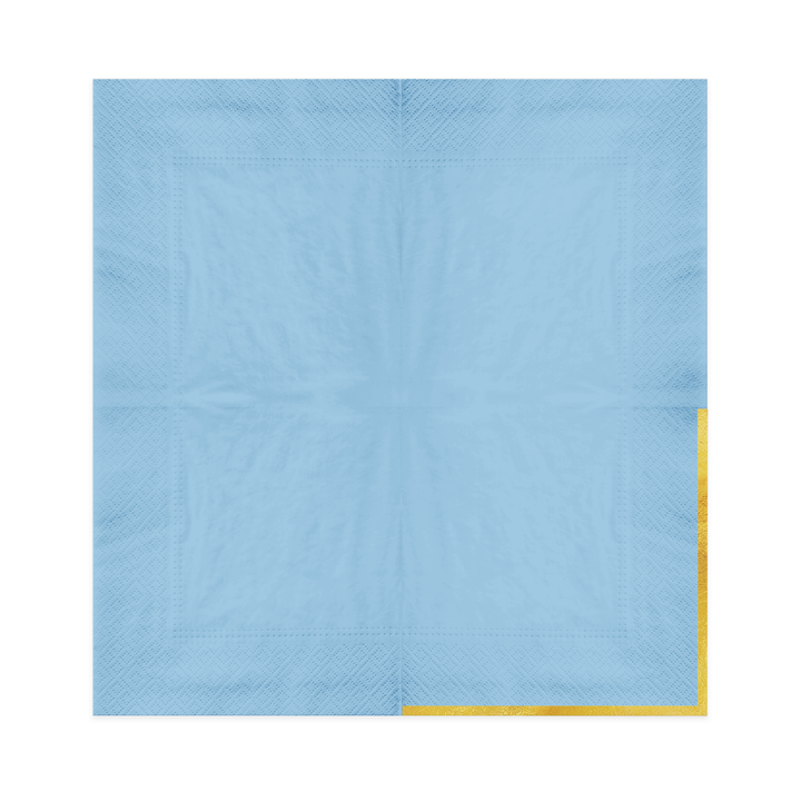 Serwetki niebieskie Classic Gold 10szt.