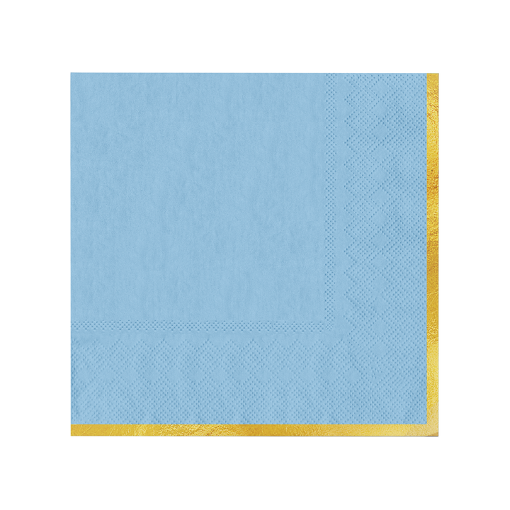 Serwetki niebieskie Classic Gold 10szt.