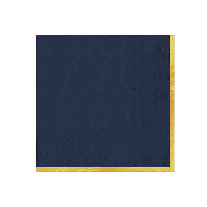 Serwetki granatowe Classic Gold 10szt.