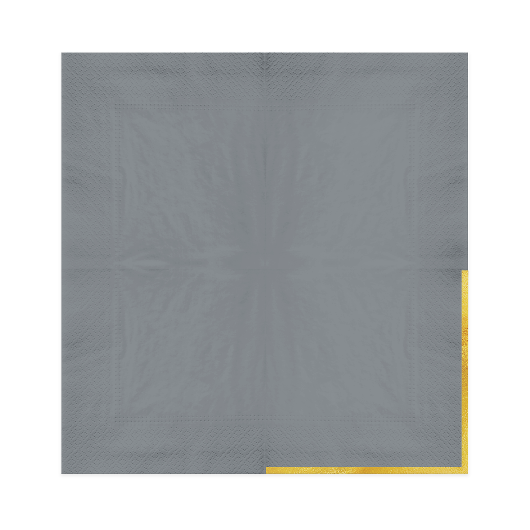 Serwetki szare Classic Gold 10szt.