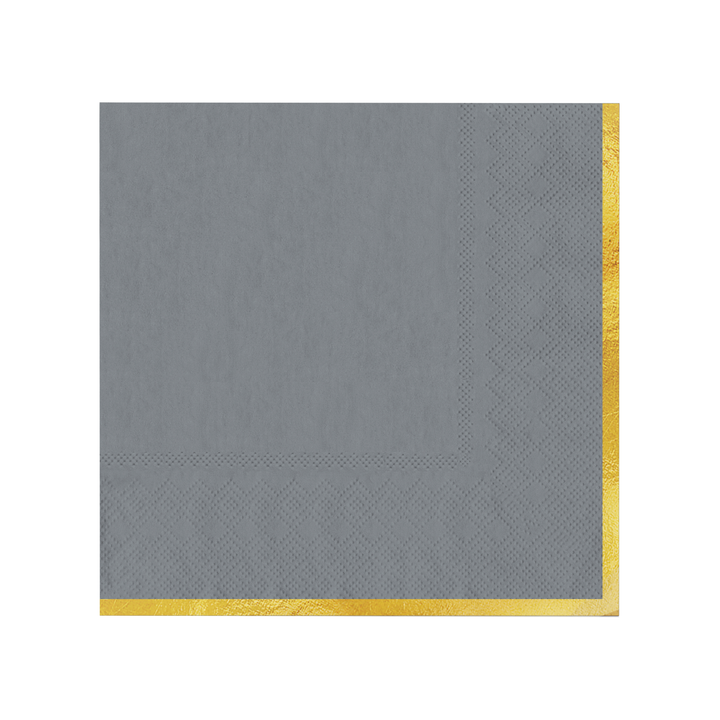 Serwetki szare Classic Gold 10szt.