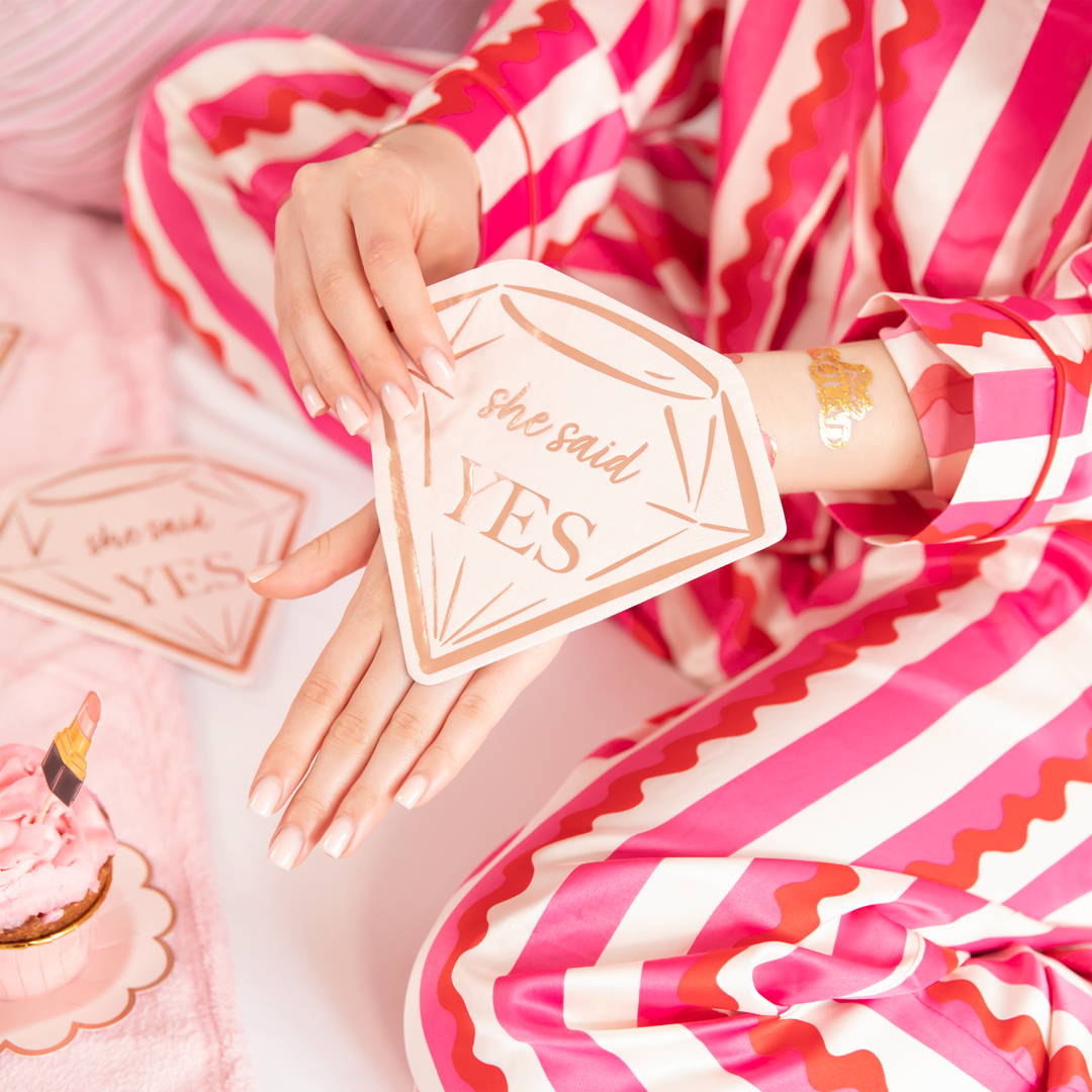 Serwetki Bride to be rose gold 10 szt.