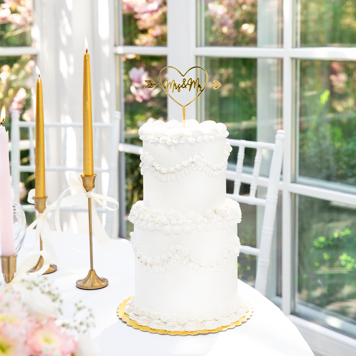 Topper na tort Mrs & Mr