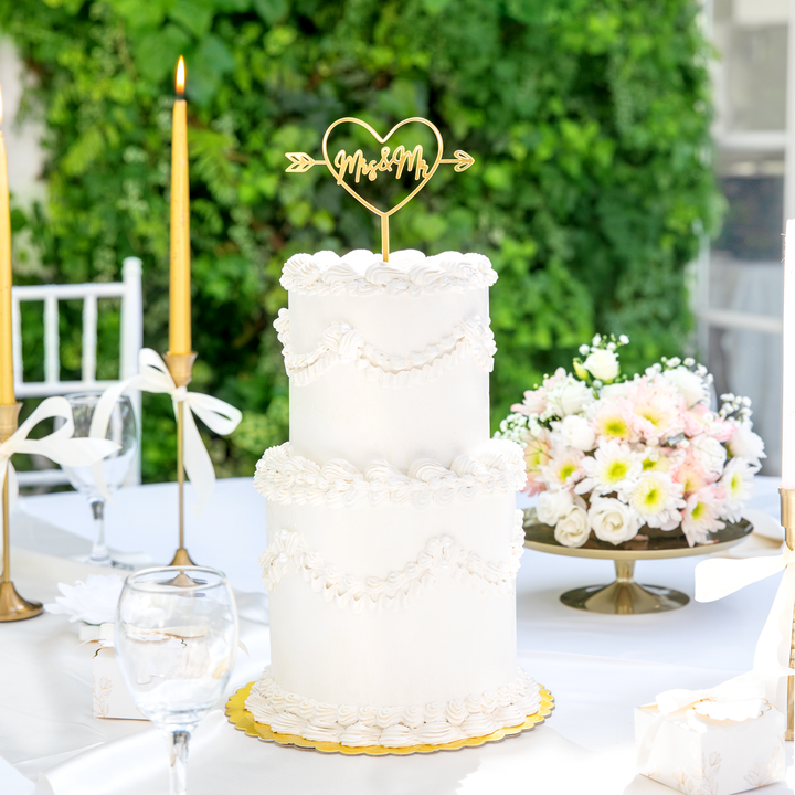 Topper na tort Mrs & Mr