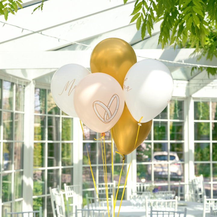 Balony lateksowe Mąż/Żona 12 cali 6 szt. zestaw