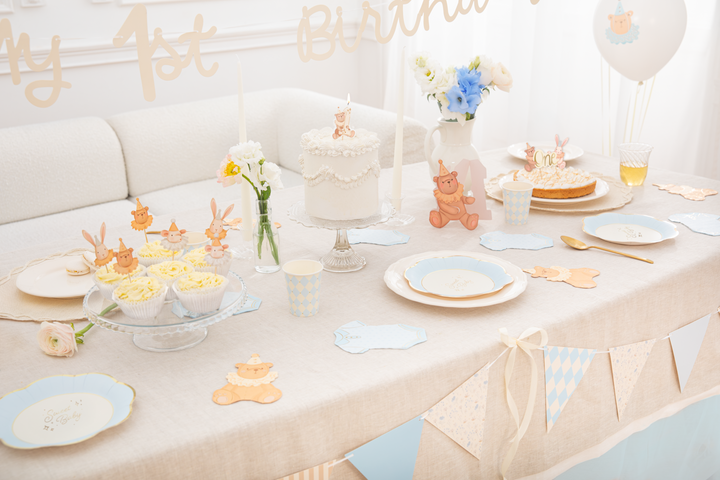 Kubek w romby niebieskie Baby 220ml 6szt.