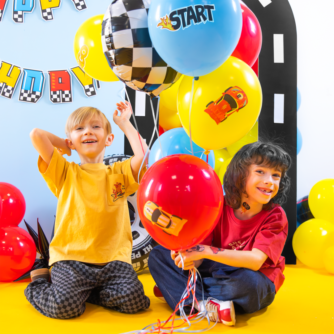 Balony Wyścigówki 12 cali 7 szt. zestaw