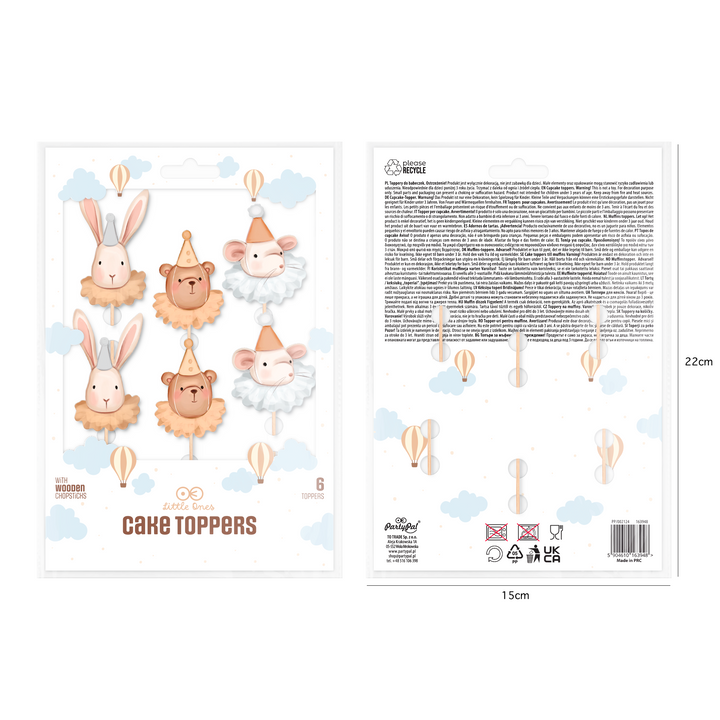 Toppery Królik Miś Myszka Baby 6szt.