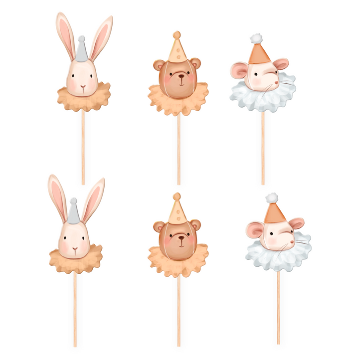 Toppery Królik Miś Myszka Baby 6szt.