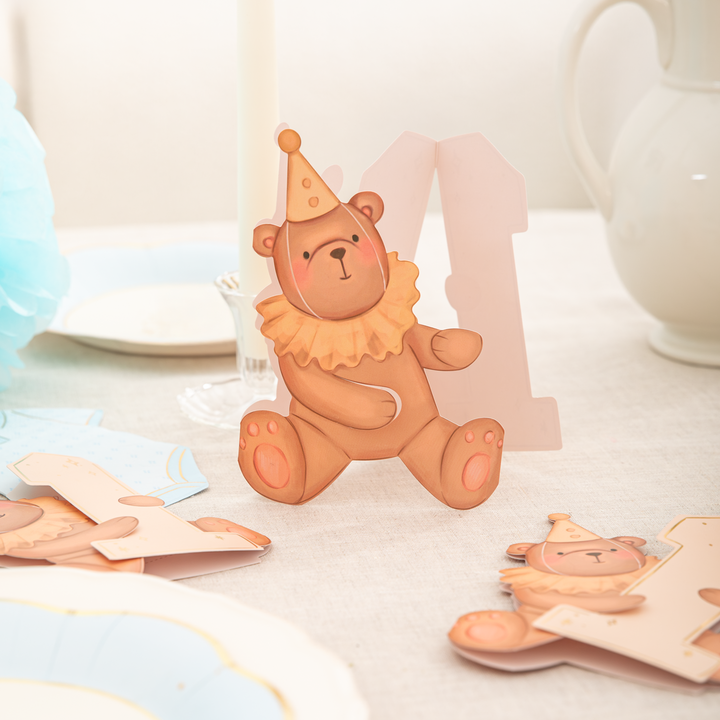 Zaproszenie Miś Baby 1szt.