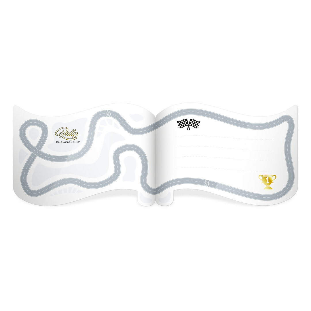 Zaproszenie na imprezę Wyścigówki 6 szt. zestaw