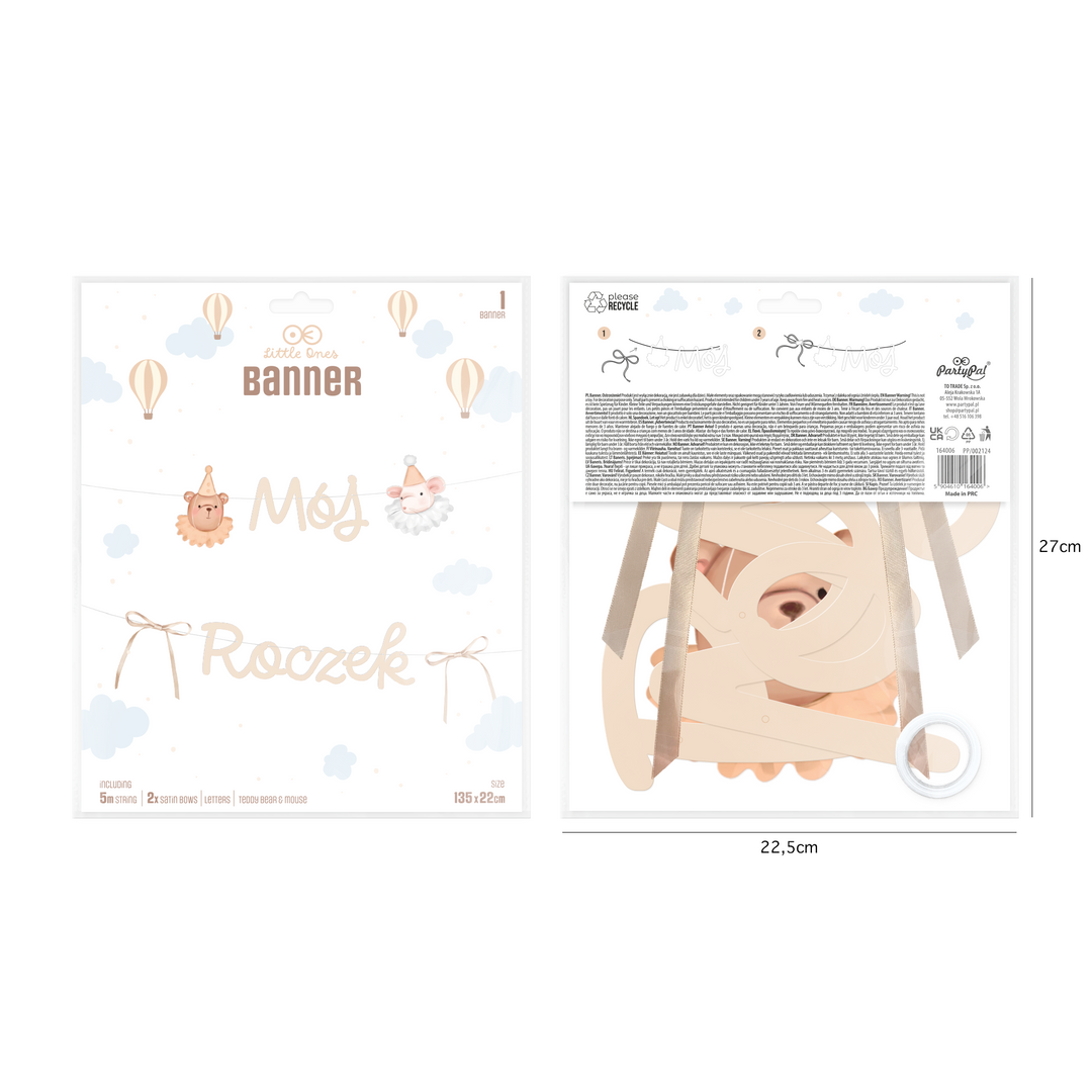 Baner Mój Roczek Baby 1szt.
