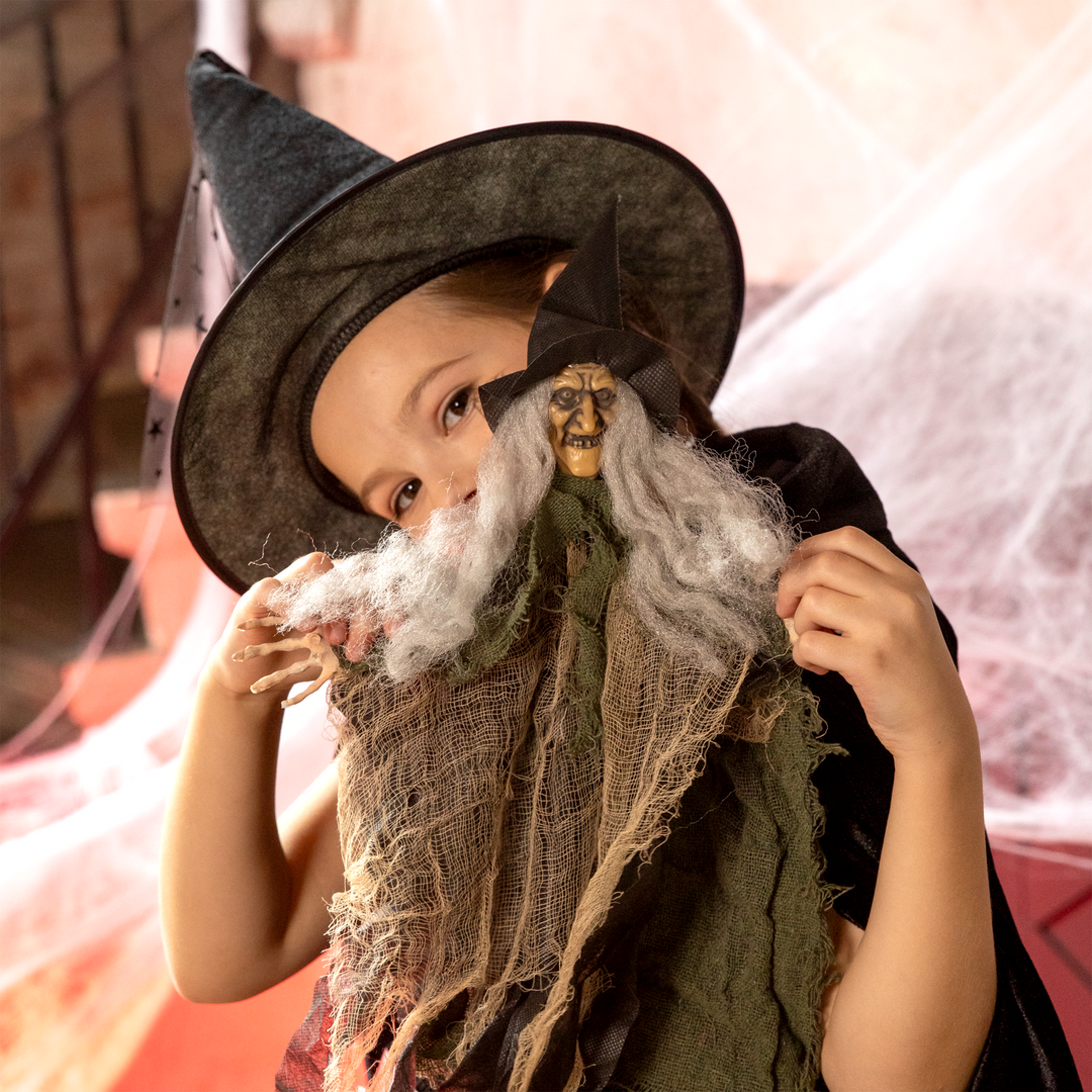 Dekoracja Halloween wisząca Straszna Czarownica