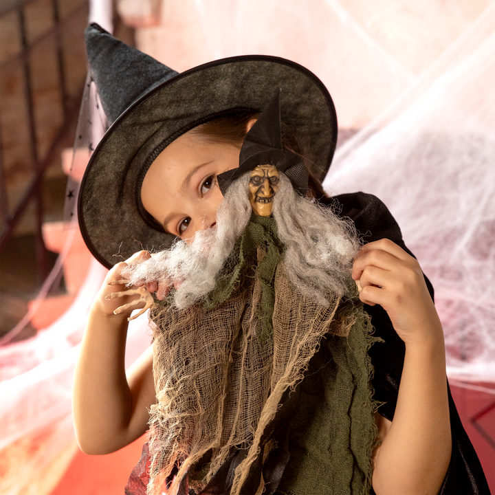 Dekoracja Halloween wisząca Straszna Czarownica