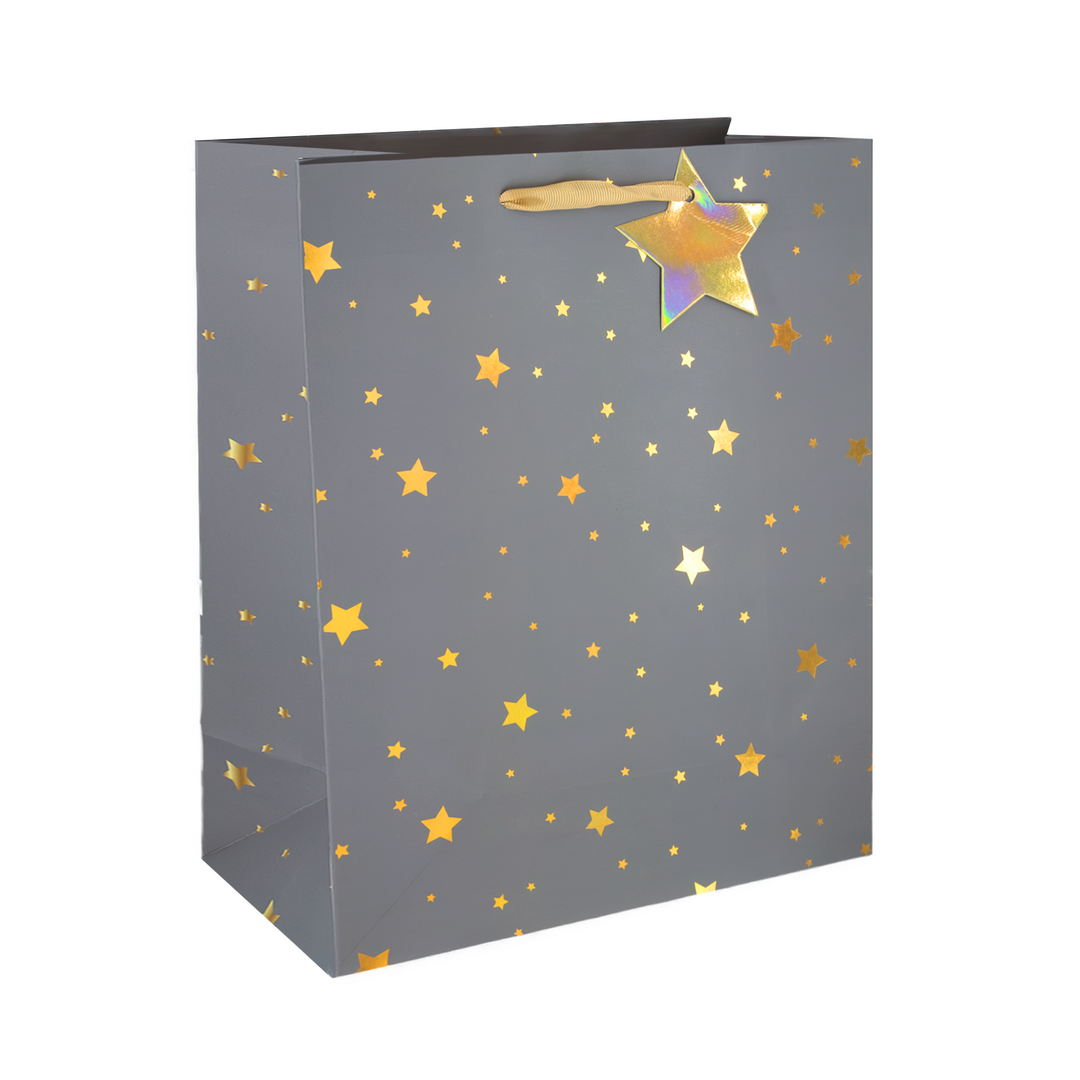 Torebki na prezenty gwiazdki duże 12szt.