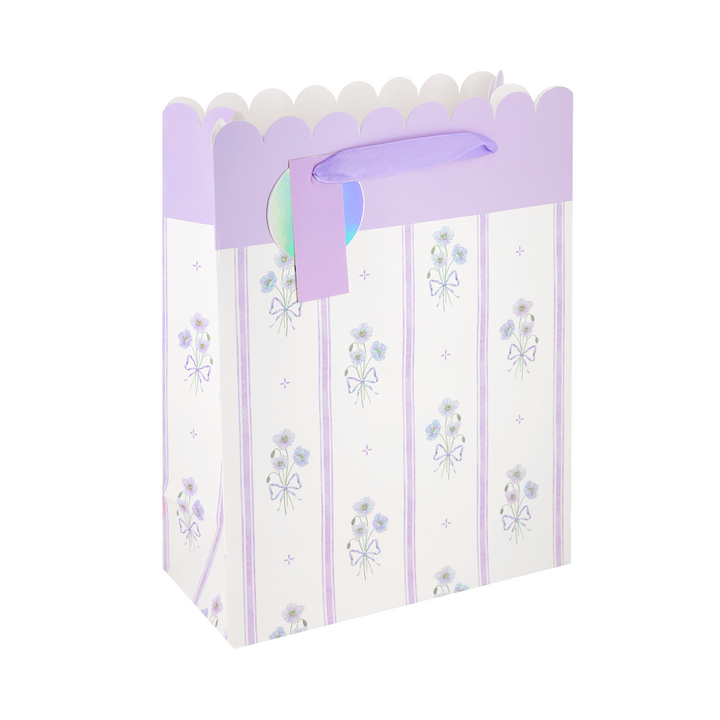 Torebki na prezenty kokardki pastelowe duże