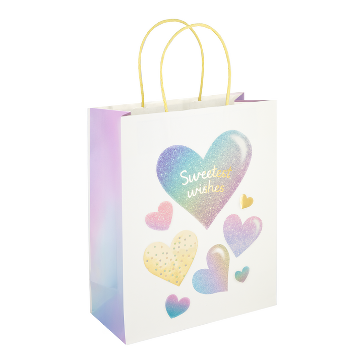 Torebki na prezenty Happy Birthday Serduszka Balony Motylki Gwiazdki duże