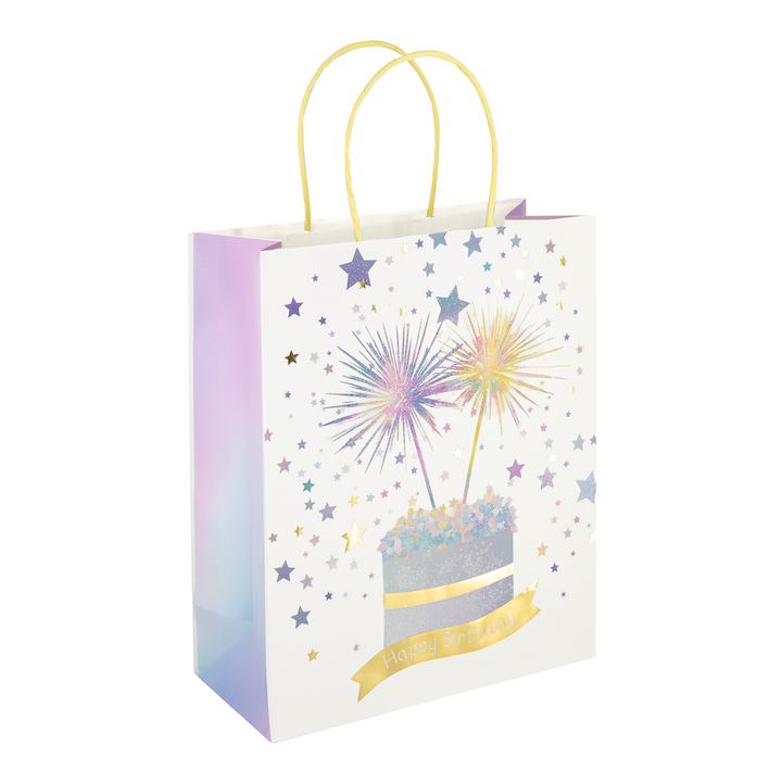 Torebki na prezenty Happy Birthday Serduszka Balony Motylki Gwiazdki duże