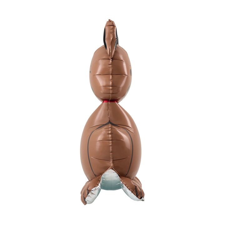 Balon foliowy stojący Pies Buldog z czapeczką 60x98 cm