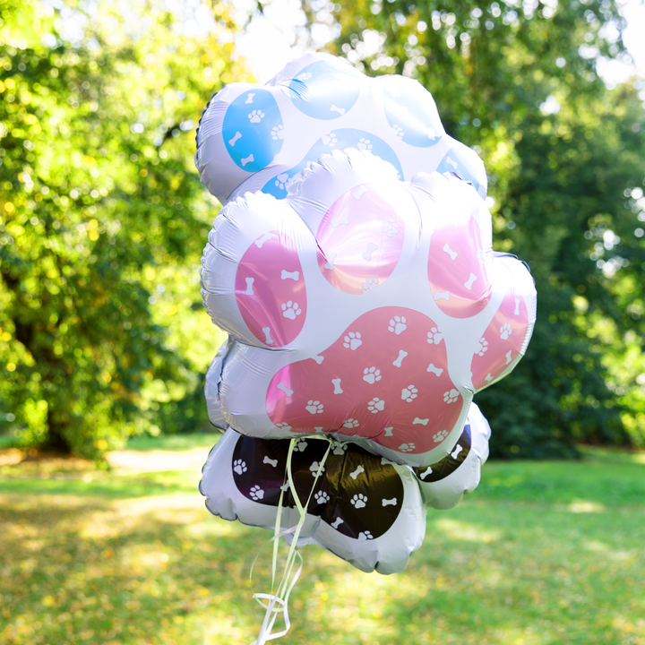 Balon foliowy Łapy 3 szt.