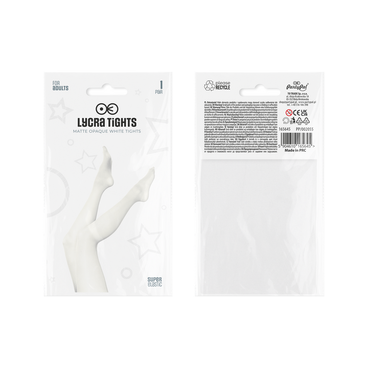 Rajstopy damskie białe