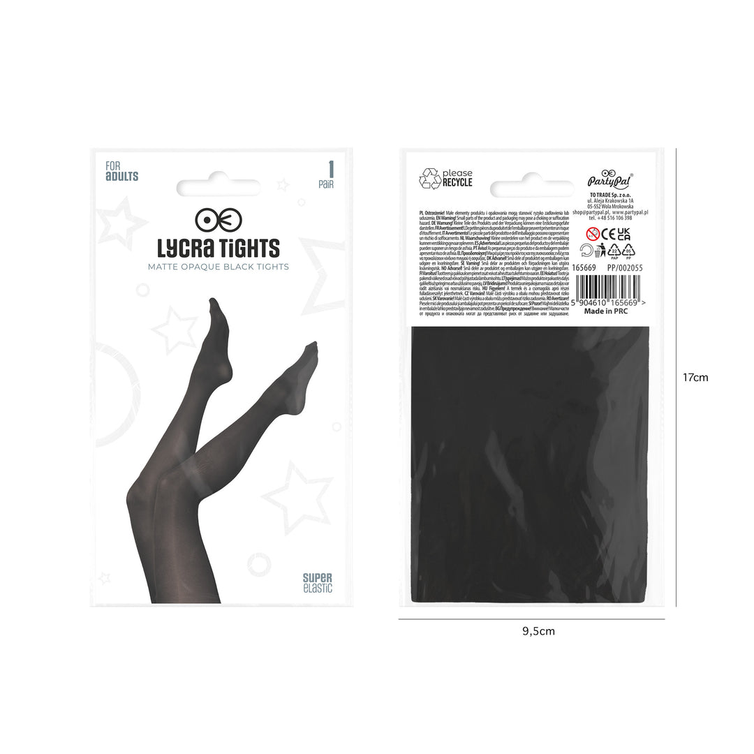 Rajstopy damskie czarne