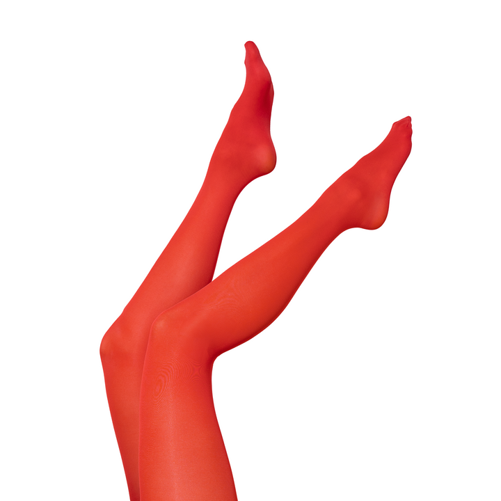 Rajstopy damskie czerwone