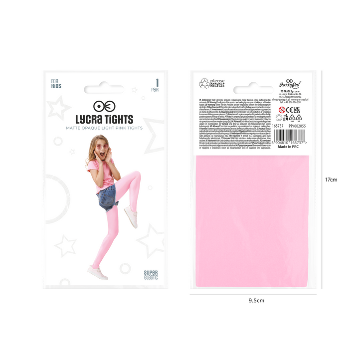Rajstopy dziecięce jasnoróżowe