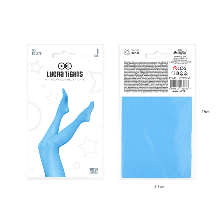 Rajstopy damskie niebieskie