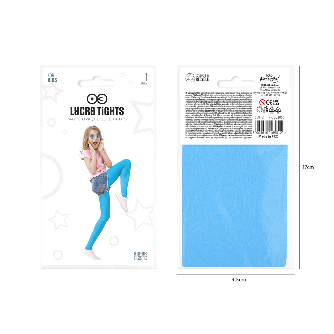 Rajstopy dziecięce niebieskie