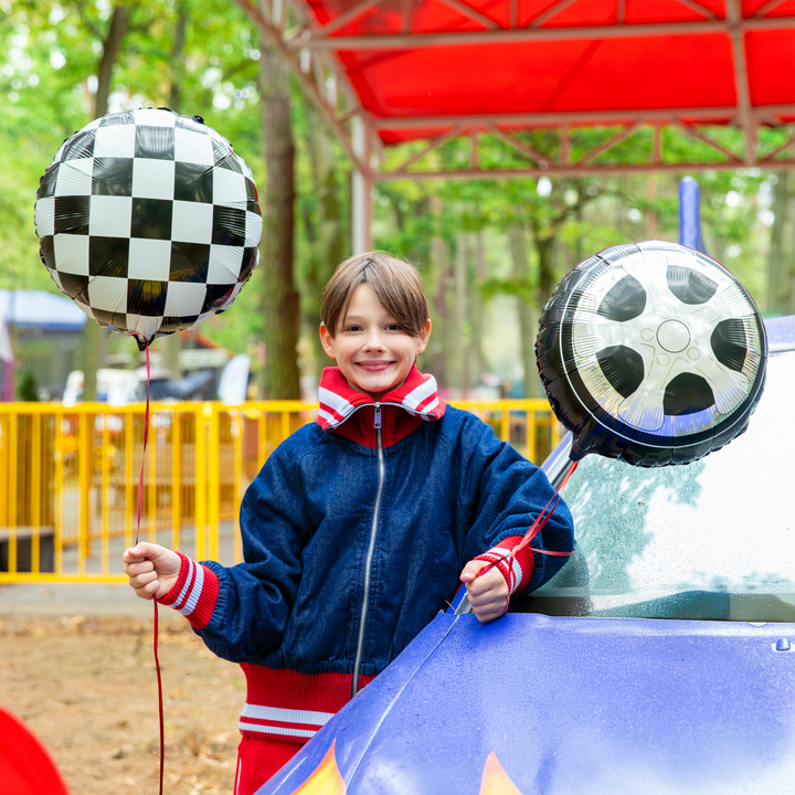 Balon foliowy Racing Car Flaga w szachownicę