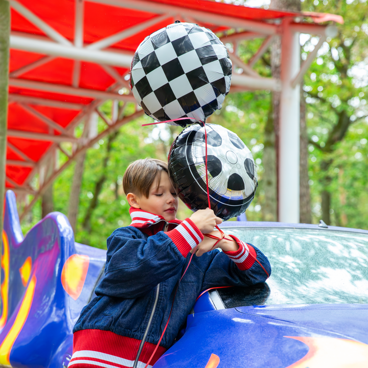 Balon foliowy Racing Car Flaga w szachownicę