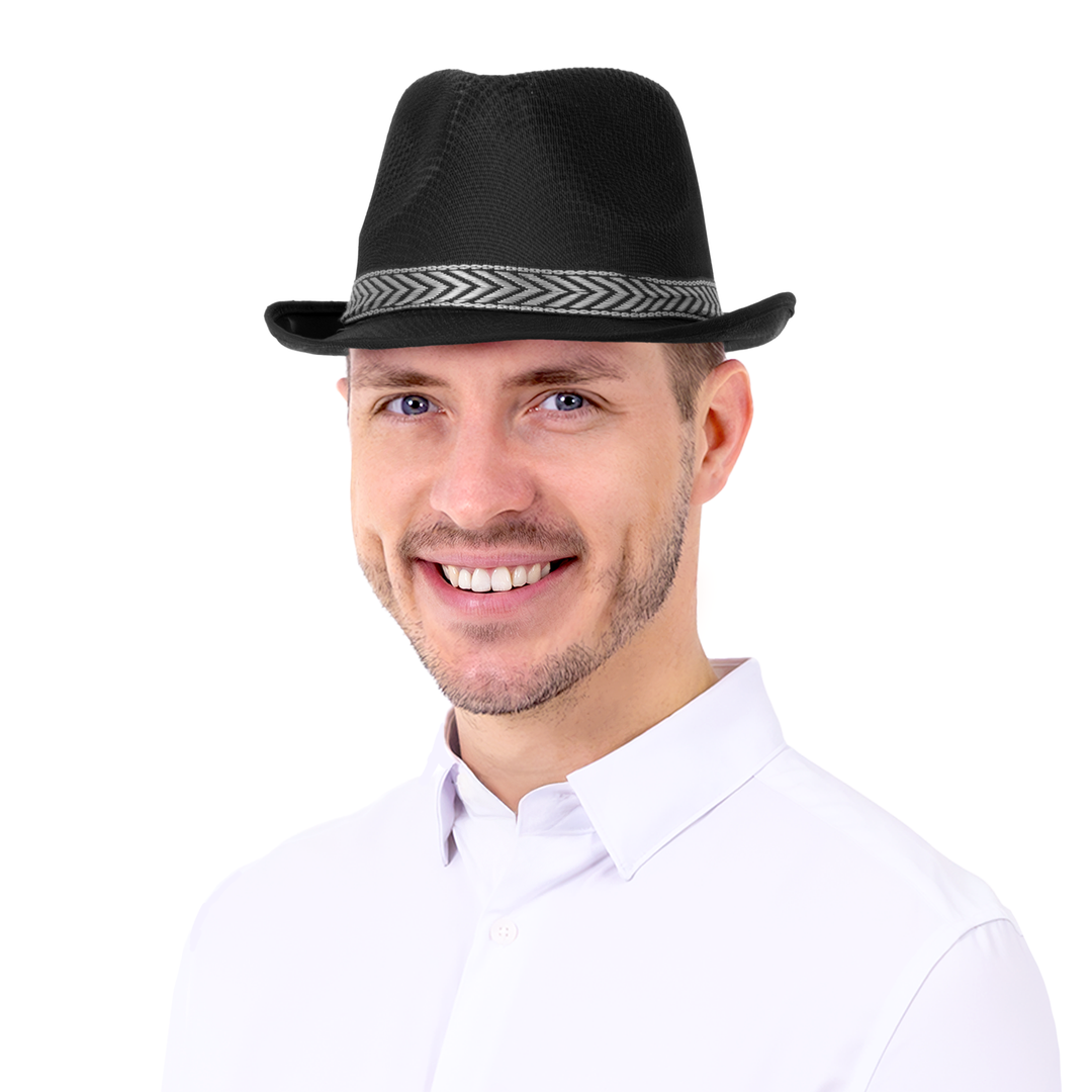 Kapelusz trilby czarny