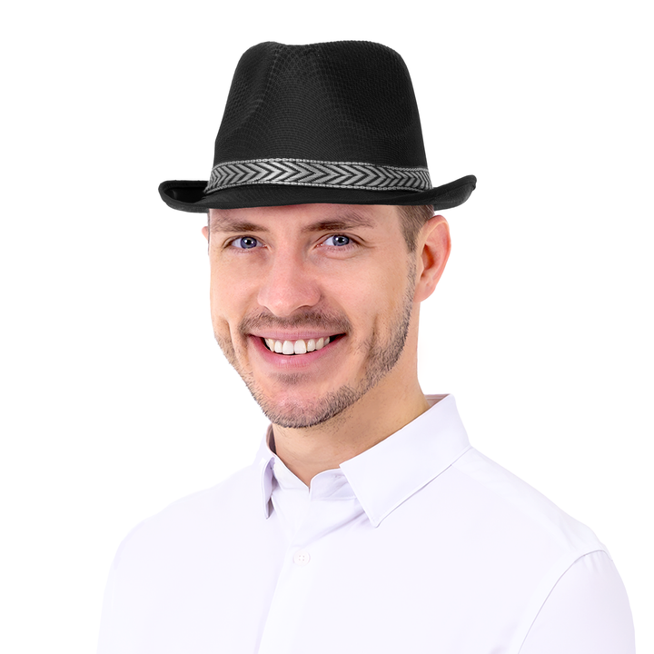Kapelusz trilby czarny